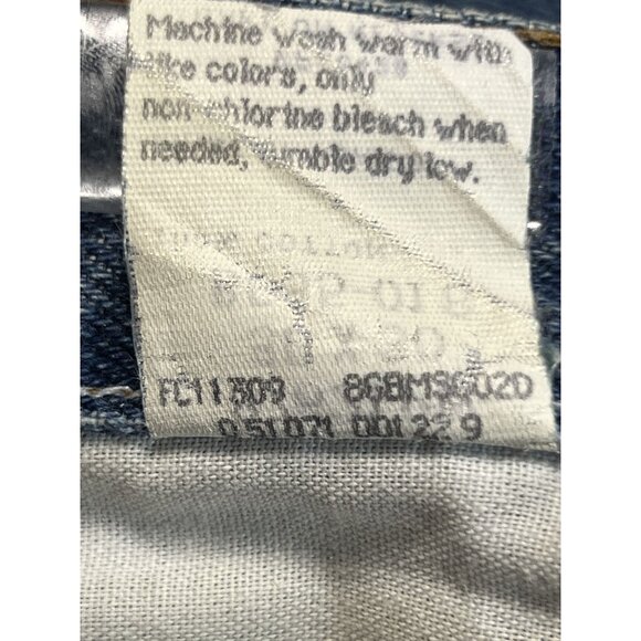 Mens Rustler 36x30 Blue Denim Jeans 100% Cotton Relaxed Fit - Picture 5 of 10